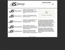 Tablet Screenshot of isgroup-international.com